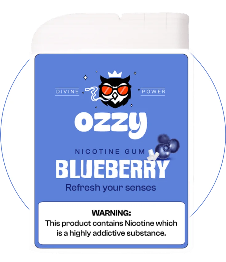 Ozzy Blueberry Gum pack