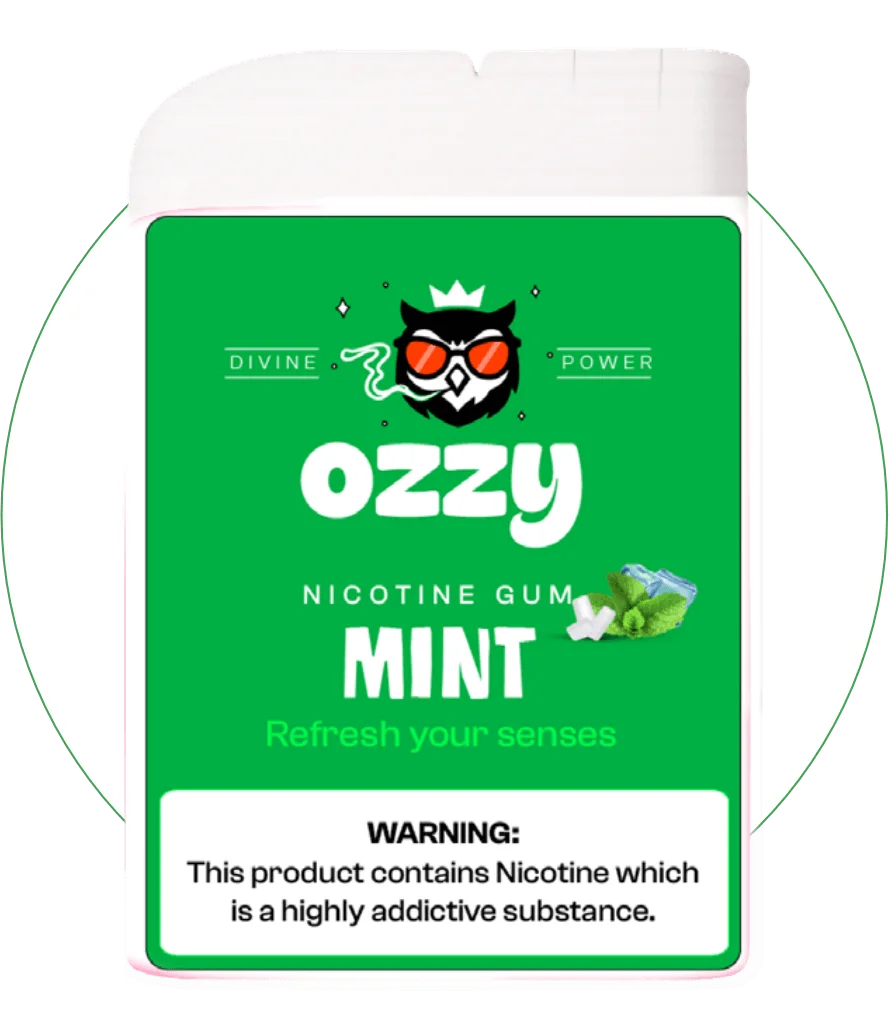 Ozzy Mint Gum pack