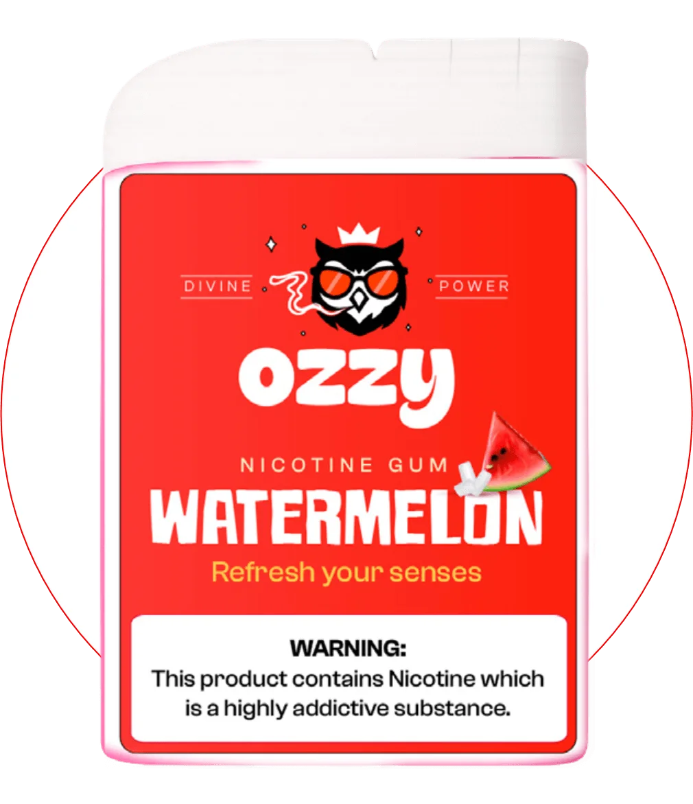 Ozzy Watermelon Gum pack