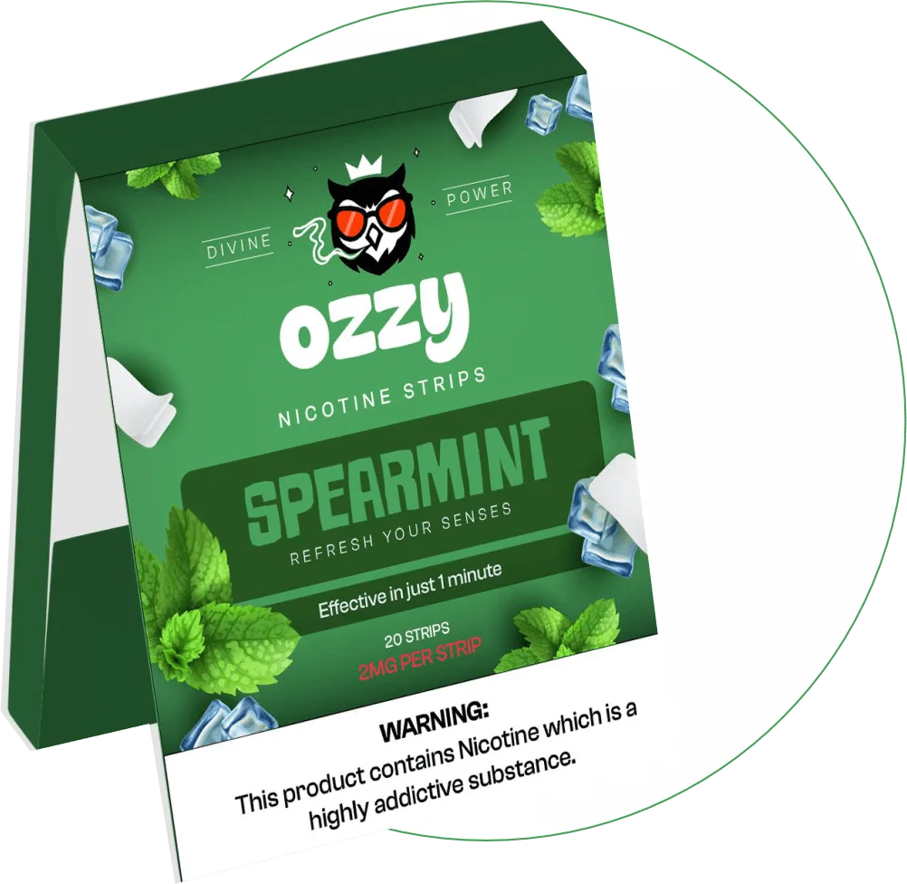 Ozzy Spearmint Strip pack